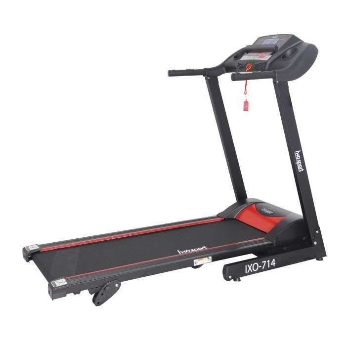 IXOSPORT Tapis de Course pliable 16 km/h inclinable pré-monté Power Plus Ixo-714 - 2.5 CV - 12 programmes