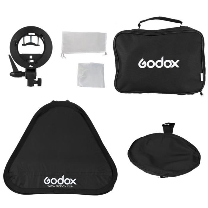 Godox SF-UV5050 50 * 50 cm Pliage Softbox+S-type Support de Flash pour Bowens Monter + sac de transport