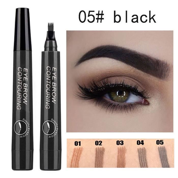 1PCS Microblading Crayon à sourcils liquide étanche professionnel à croquis fin_GH2904