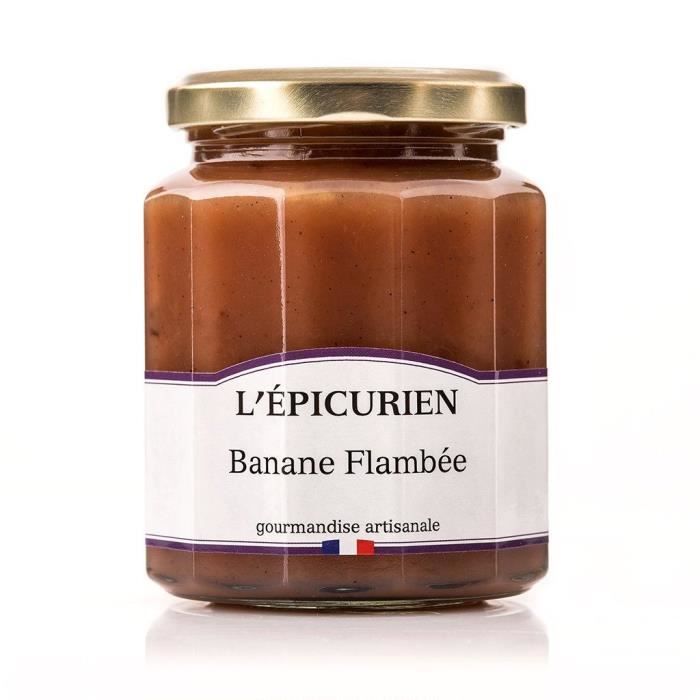 Confiture modele banane flambee
