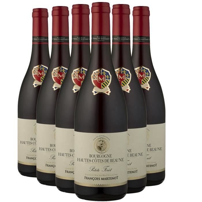 Bourgogne Hautes Côtes de Beaune Petite Forêt Rouge 2020 - Lot de 6x75cl - Maison François Martenot - Vin AOC Rouge de Bourgogne
