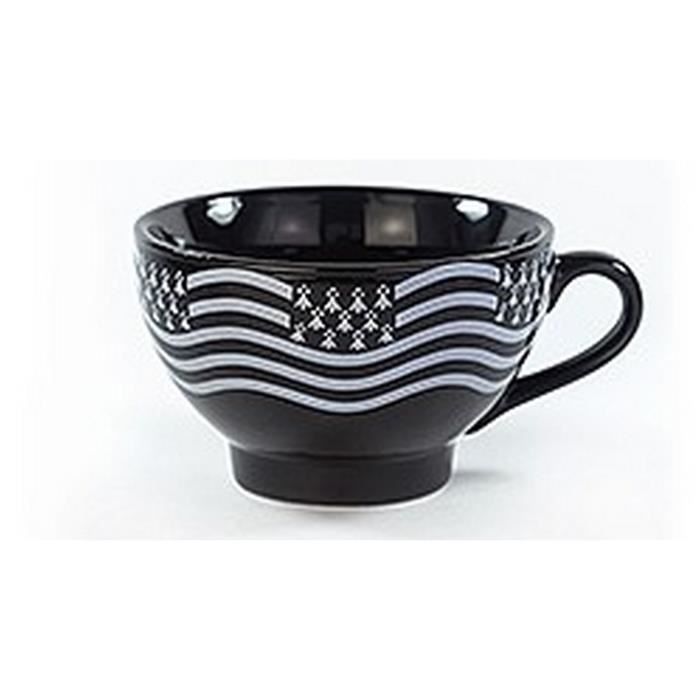 bolée à cidre noire drapeau vague