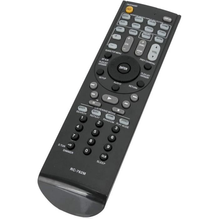 ALLIMITY RC-762M Télécommande remplacée pour ONKYO RC762M HT-R290 HT-R380 HT-R390 HT-RC230 HT-S3300 HT-S3405 1742