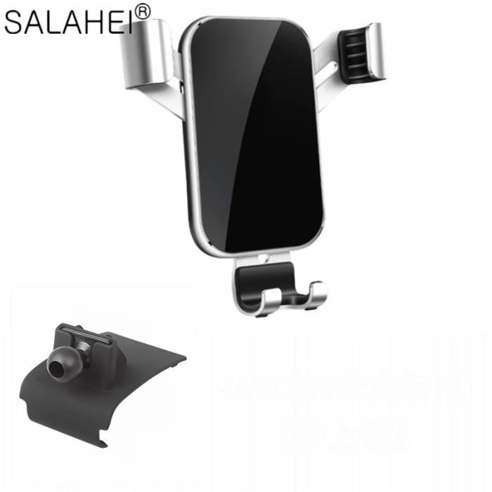 Supports voiture,Nouveau support pour téléphone de voiture pour Porsche Macan 2019 2018 2020 support de téléphone - Type silver