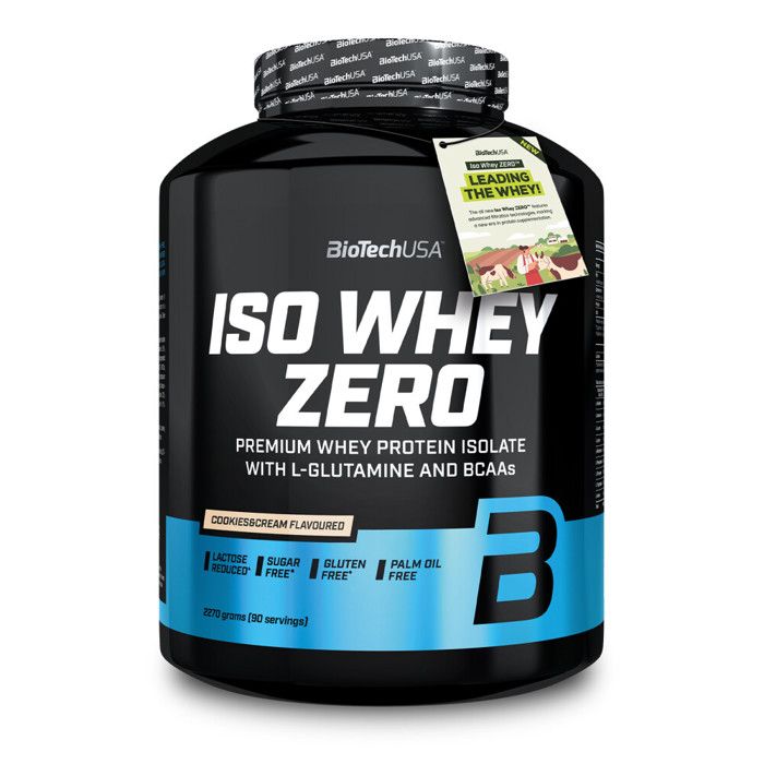 BIOTECH USA - Iso Whey Zero 2270 g - Biscuits et crème