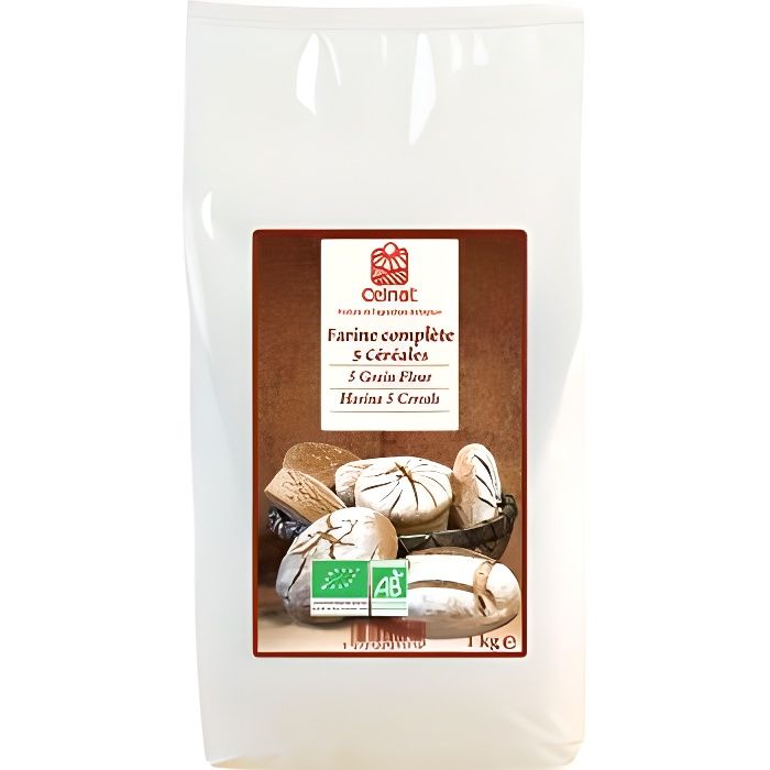 Celnat Farine complete 5 Cereales 1kg