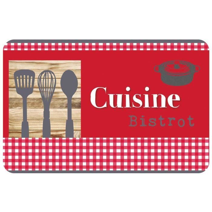 set de table 28.5 x 44 cm polypropylene opaque cuisine gourmande