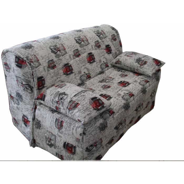 Housse banquette B.Z. 140 JACQUARD ROUTE 66