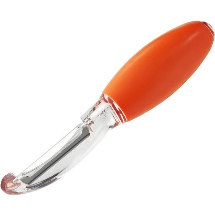 TEFAL FRESH KITCHEN Éplucheur taille compacte K0611714 20x9x3cm transparent et orange