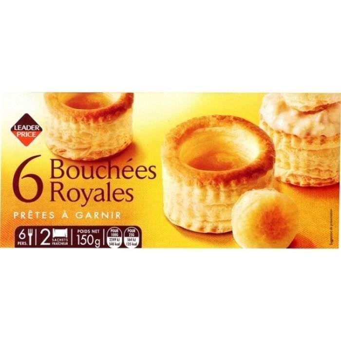 Bouchées royales 6x Leader Price