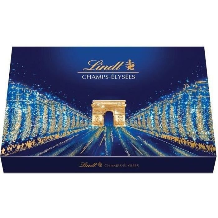 LINDT Boîte de chocolat Assorti Champs-Elysées - 469 g