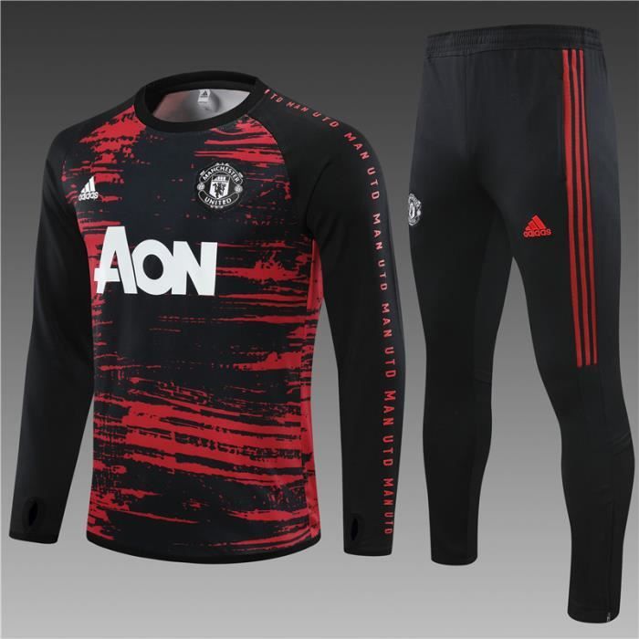 Survêtements Foot Homme Manchester United - Maillot Foot Enfants Garçon Homme 20-21 Survêtements Foot Maillot de Foot