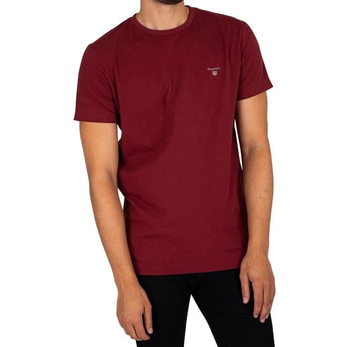 GANT Pour des hommes T-shirt original, rouge