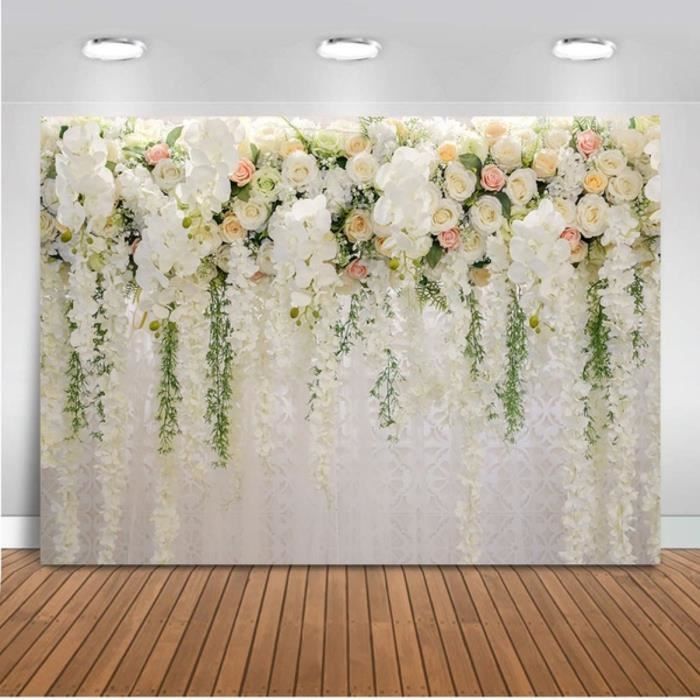 NEUFU Toile de fond Photographie Studio Mariage Backdrop 200x300cm