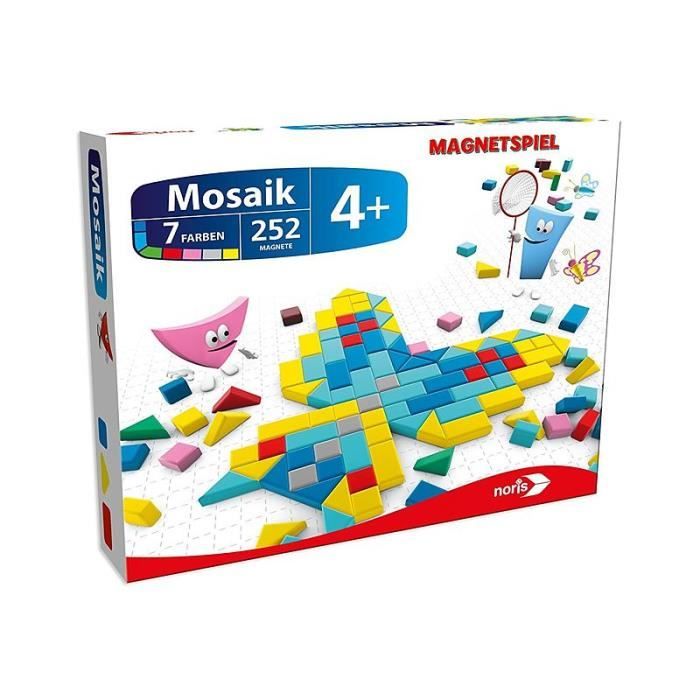 Noris Mosaik magneticus mosaïque 252 pcs jouet jeux construction imagination + 4 ans