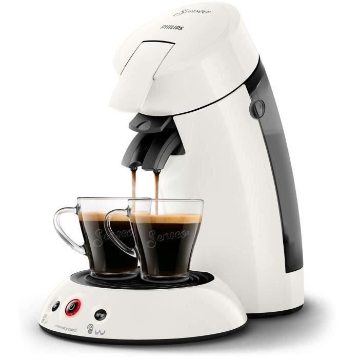 PHILIPS HD6554/11 Machine à café à dosette Original - Blanc givré