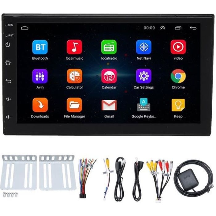 TEMPSA 7 Pouces 2DIN Autoradio Bluetooth WiFi GPS Tactile Android 8.1 16G