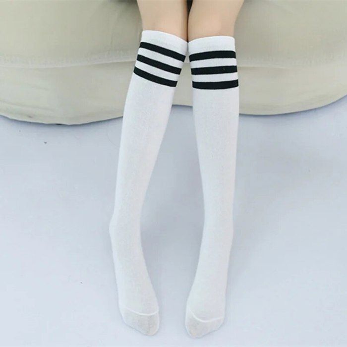 Chaussettes De Sport PEAR SOX Rayées (noir/rouge/blanc) Pour Baseball, Softball Ou Foot