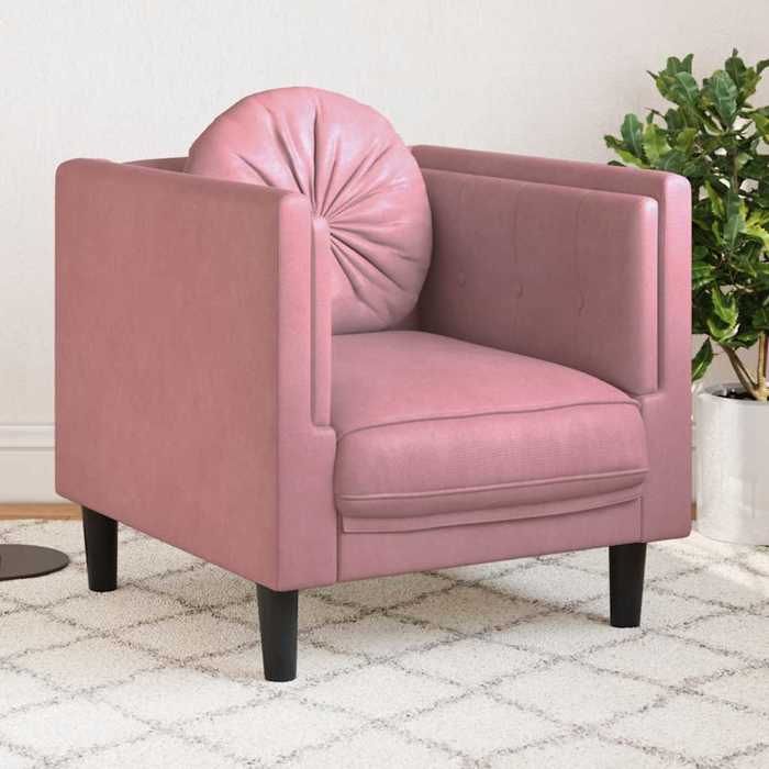 Fauteuil velours - vue 8