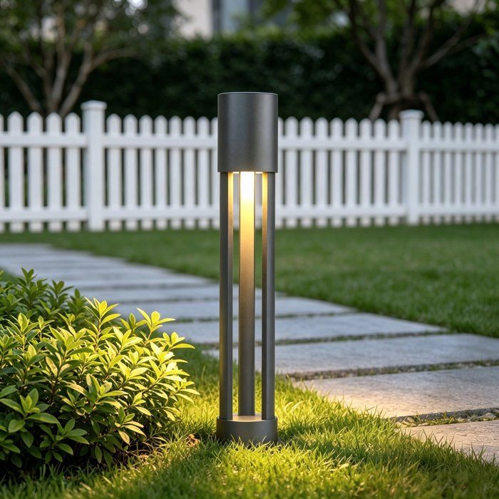 Mai & Mai Lampe sur Pied Extérieur 120x700mm Gris Foncé éclairage extérieur LED IP65 Desgin NeoForge
