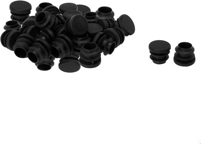 PD® Bouchons à lamelles Ronds 13mm pour Tube Rond | Embouts Ronds PE | Bouchon Pied de Chaise