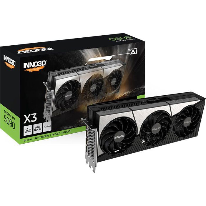Inno3D GeForce RTX 5090 X3 Carte graphique GeForce RTX 5090 GDDR7 PCI Express 5.0 HDMI 3 x DisplayPort - vue 6