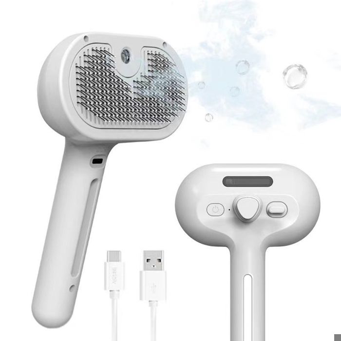 Brosse Chien Chat à Vapeur Brosse à Vapeur 3en1 pour Chat Steamy Multifonction pour le Toilettage des Animaux Domestiques Brosse Brosse Chien Chat à Vapeur Brosse à Vapeur 3en1 pour Chat Steamy Multifonction pour le Toilettage des Animaux Domestiques Brosse