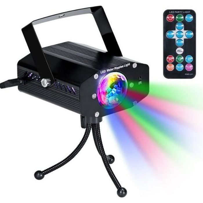 Lampe de scène Mini lampe laser USB avec télécommande LED Stage Flash