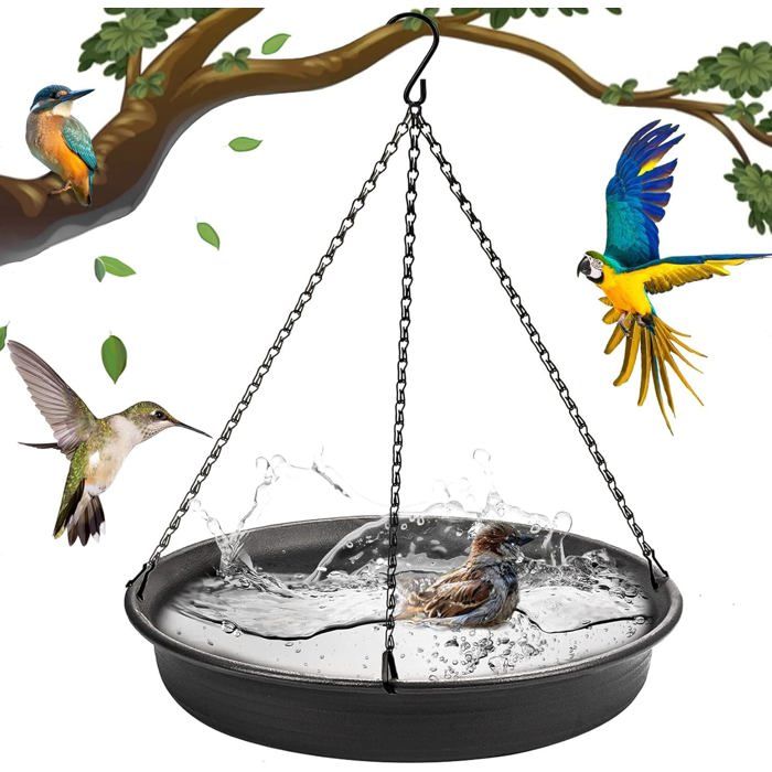 Bains doiseaux suspendus mangeoires à oiseaux