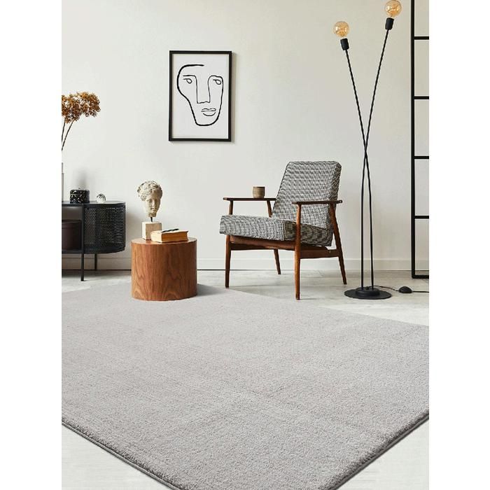 the carpet Relax tapis moelleux à poils courts antidérapant lavable à 30 degrés Sable 300 x 400 cm