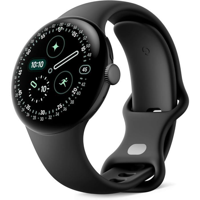 Google Pixel Watch 4 Noir - vue 8