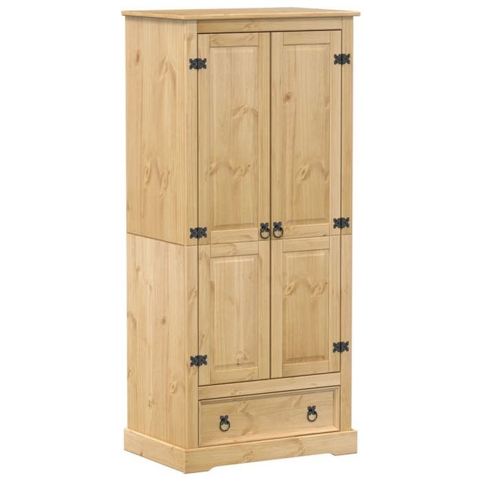 Garde-Robe de Rangement(1 pc) Armoire/Penderie Chambre Corona 76x50x170 cm bois