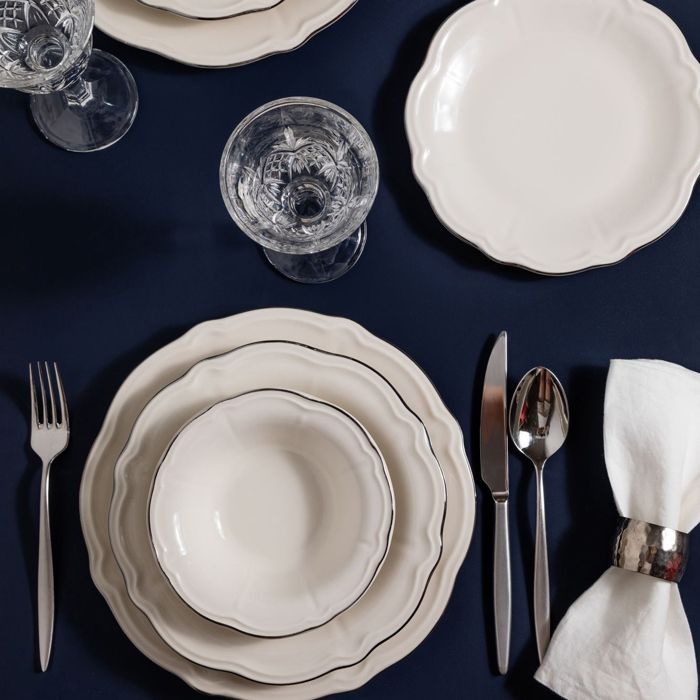 Service de Vaisselle Noremo Dmora en Porcelaine Blanche Service de Vaisselle Noremo Dmora en Porcelaine Blanche