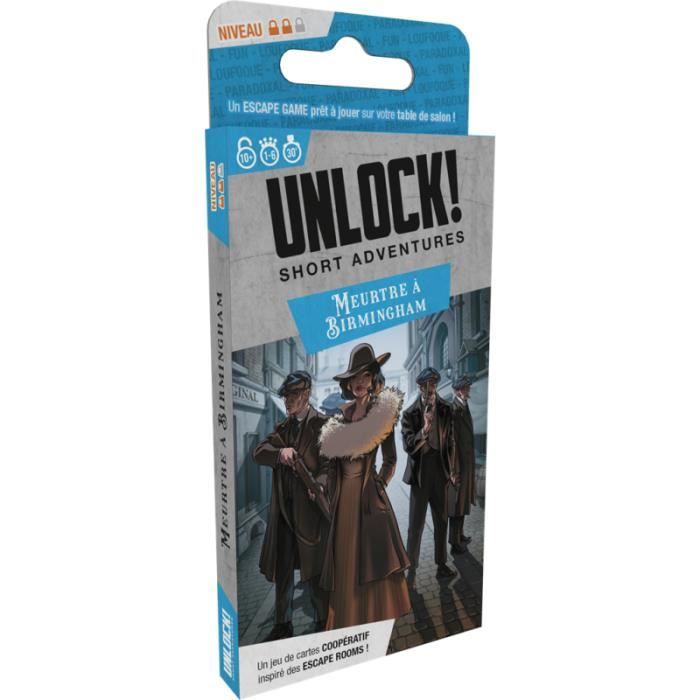 Jeux de société - Unlock! - Short Adventures : Birmingham - Escape Game