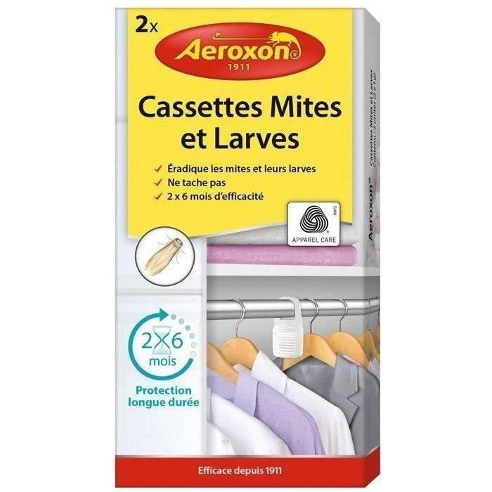 cassette mite et larve x2 Aeroxon