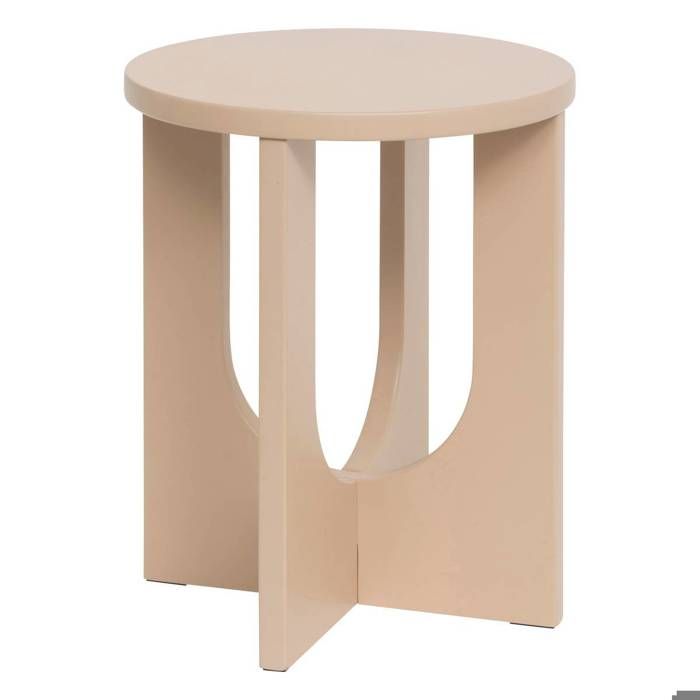 Table d’appoint Bloom noisette 50540x40cm - Atmosphera Créateur dintérieur