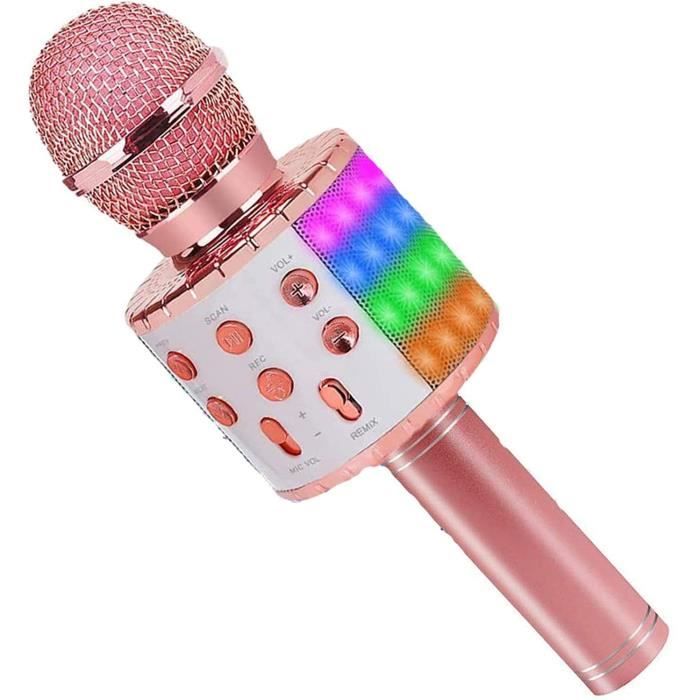 Microphone portable Microphone fil Micro karaoké professionnel avec  récepteur rechargeable pour soirée son lecteur - Vvikizy - Cdiscount Jeux -  Jouets