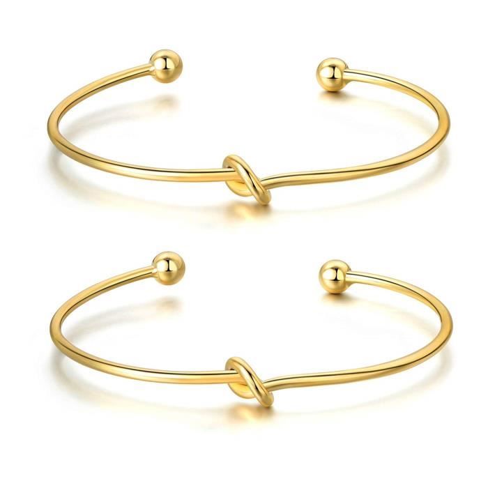 Bracelet Ngids Collectionnez Notre Histoire D Amitié Inspirant Ensemble De Bracelets En Or 14 Carats à Manchette Ouverte Bracelets Achat Vente Bracelet Gourmette Bracelet Collectionnez Notre Plaqué Or Doré Prolongation Soldes Cd