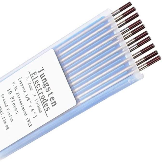 Electrode De Tungstène TIG WT20 Rouge 2% Thorium 2.0mm X 160mm - Lot Pour Soudure Professionnelle