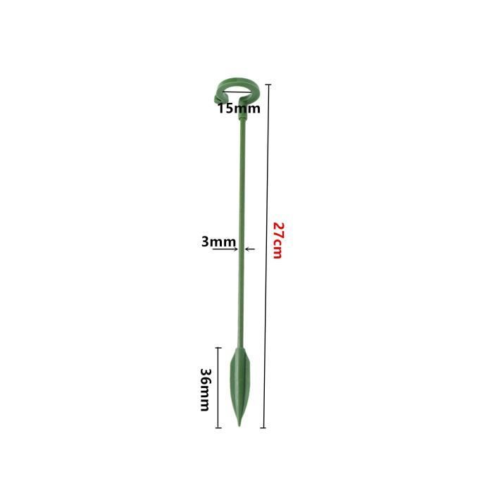 Fil De Jardin Vert Souple 3,5mm 30M - Attache Plantes, Tomates, Vignes Et Fleurs - Ne Abîme Pas Les Tiges (dabinzhijia)