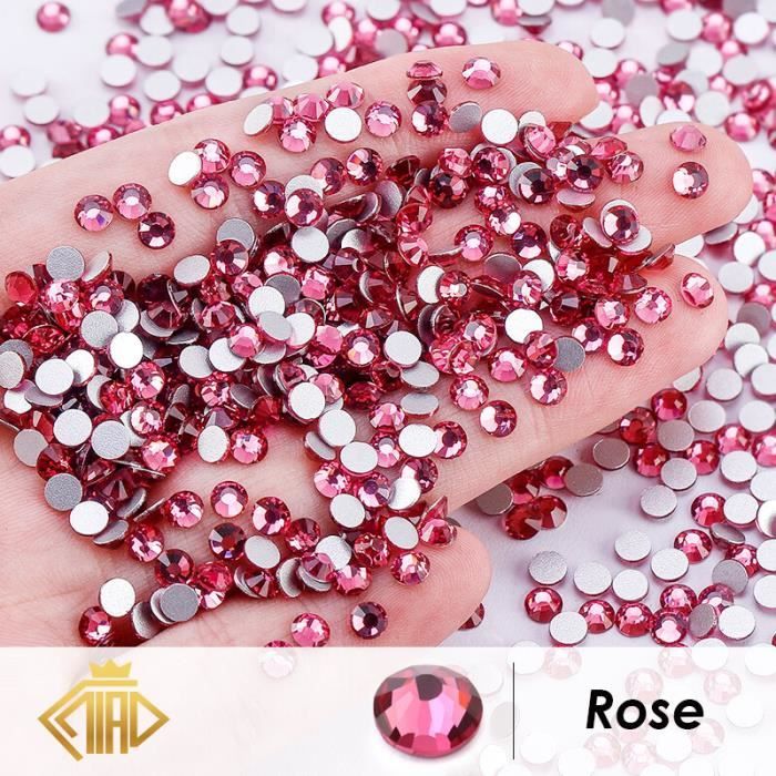 260 Adesivi Diamante Stick On Strass, Gems Cristalli Perle, 5 Mm, Autoadesivi Per Decorazioni Biglietti, Telefoni, Arti E Mestieri - 3