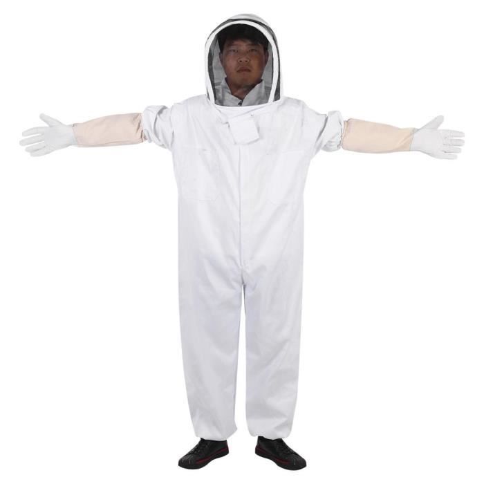 Combinaison Apiculture Professionnelle Bozaap - Avec Gants - Taille L/XL/XXL - Protection Anti-Piqûres Homme/Femme