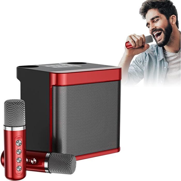 Micro Karaoke Sans Fil, 4 En 1 Microphone Karaoké Enfant Bluetooth Mirco Karaoke Jouet - 3