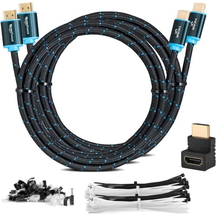Lot de 10 Câbles Perlon à Boucle 100 cm - Suspension Sécurisée et
