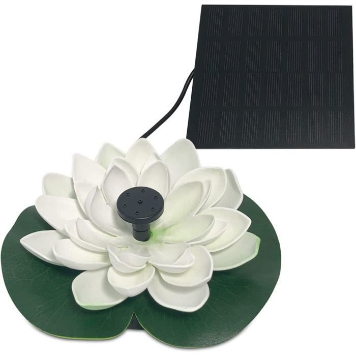 Lot De 9 Boules Flottantes Argentées + 3 Feuilles De Lotus - Décoration Mini Étang, Fontaine Solaire, Bassin, Jardin, Balcon