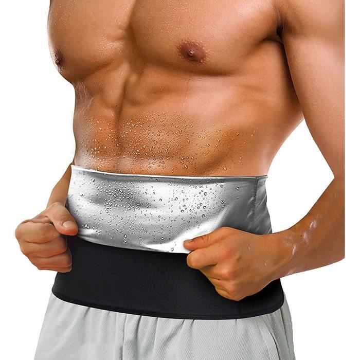 Homme Ceinture de Sudation Ceinture Abdominale Amincissante Sauna Minceur Gaine  Ventre Plat Homme pour Fitness (XL, Noir) en destockage et reconditionné  chez DealBurn