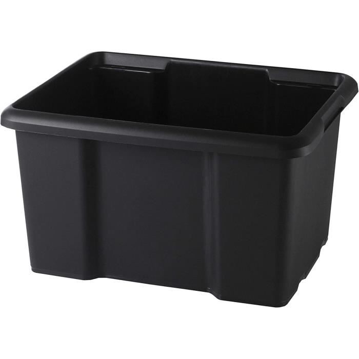 Bac de rangement empilable et superposable - Contenance 45 Litres ...