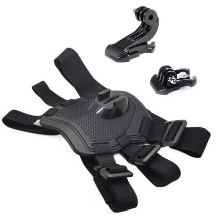 Harnais pour chien réglable sangle de poitrine ceinture aller chercher montage GoPro Hero chien