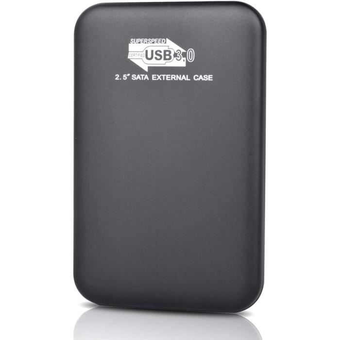 Ordinateur de Bureaup Disque Dur Externe 2to USB3.1 pour PC Ordinateur Portable Mac Xbox 2to, Noir Wii U