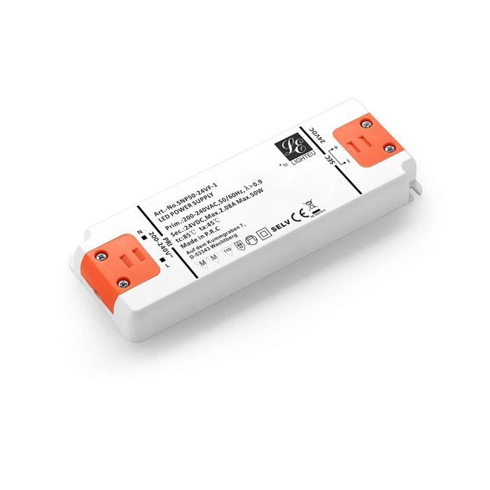 Transformateur LED 480W 24V - Alimentation Découpage Pour Bandeau LED